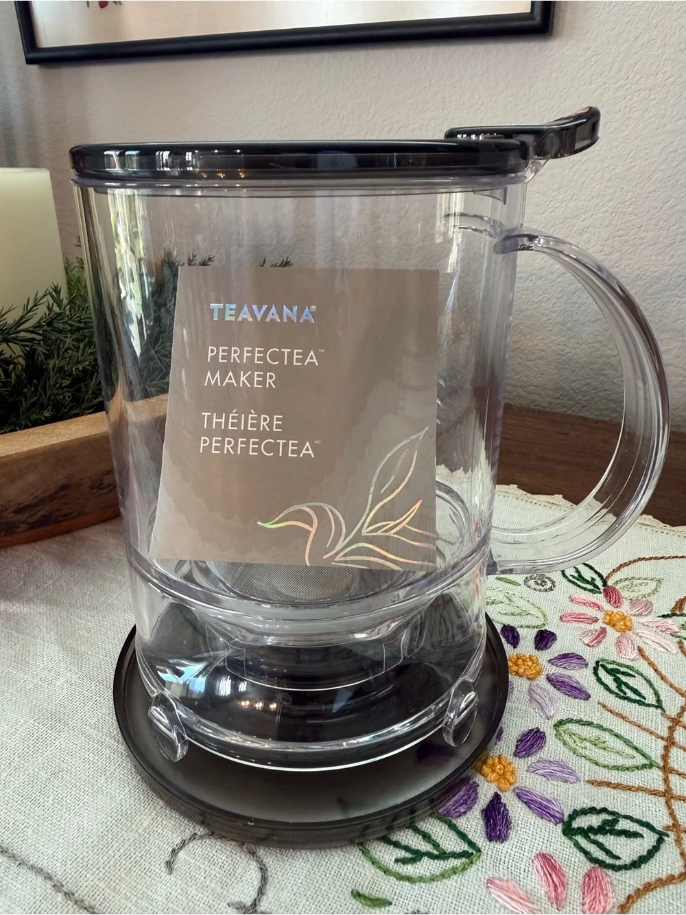 Teavana Perfectea Maker 16 oz Loose Leaf Tea Infuser NEW Unused